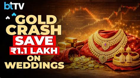 Big relief for weddings! Gold prices drop sharply, save over ₹1.1 lakh ...