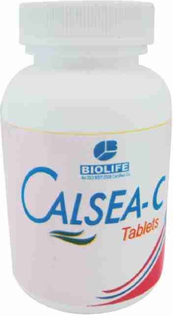 BIOLIFE CALSEA - C (Calcuim tablet ) pack of 2 Price in India - Buy ...