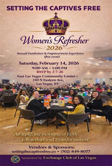 THE WOMEN’S REFRESHER 2026, East Las Vegas Community Center, 14 ...