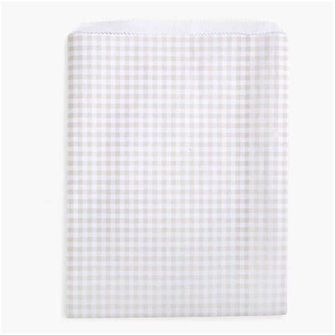 Nashville Wraps Beige Gingham Paper Merchandise Bags, 8.5x11, 500PK ...