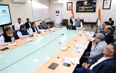 CM Omar Abdullah reviews draft J&K hydropower policy 2026