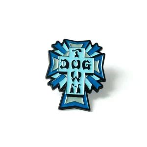 Dogtown - Cross Logo Blue Enamel Lapel Pin