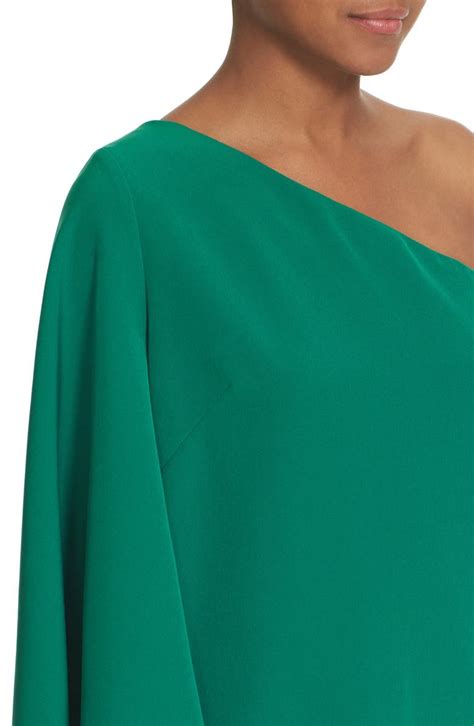 Milly One-Shoulder Crepe Shift Dress | Nordstrom