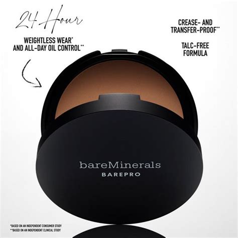 bareMinerals - Fair 15 Warm BAREPRO 24HR Skin Perfecting Talc-Free ...