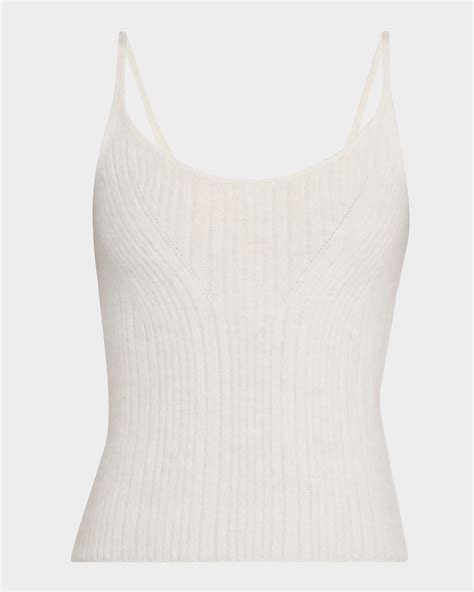Adam Lippes Rue Brushed Cashmere Tank Top | Neiman Marcus