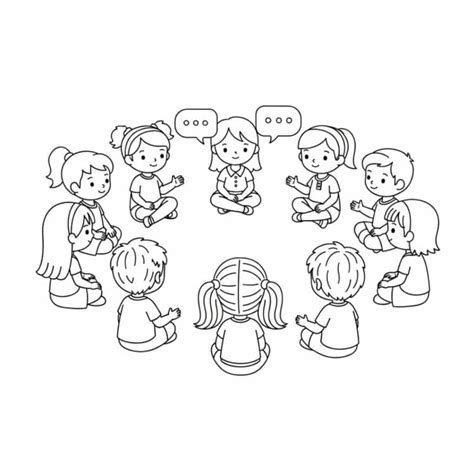 Using Words Not Hands Coloring Pages | Fun Communication Activities