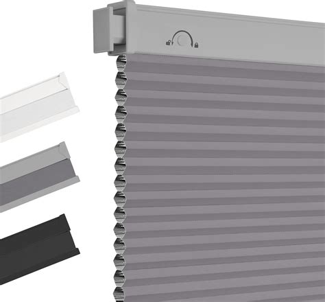 Amazon.com: Allesin Zen No Drill Blinds for Windows Blackout Cordless Cellular Shades Honeycomb ...
