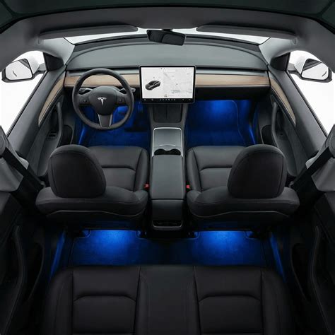 Multi-Color RGB Footwell LED Lights for Model 3/Y/S