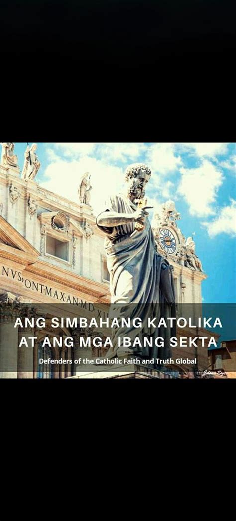 Nard - "Ang Simbahang Katolika at ang mga Ibang Sekta" Hindi naman ...