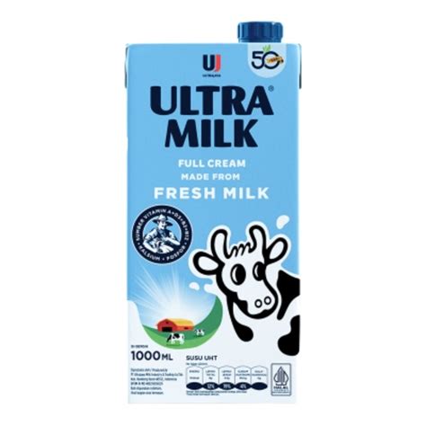 Jual ULTRA MILK FULL CREAM 1000 ML | Shopee Indonesia