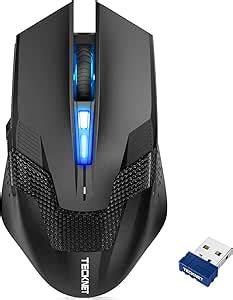 Amazon.com: TECKNET Wireless Mouse-USB Ergonomic Optical Cordless Mouse ...