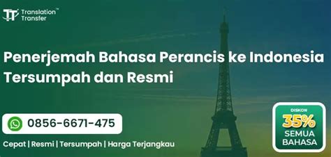 Translate Dokumen Berbahasa Perancis ke Bahasa Indonesia Resmi dan Cepat