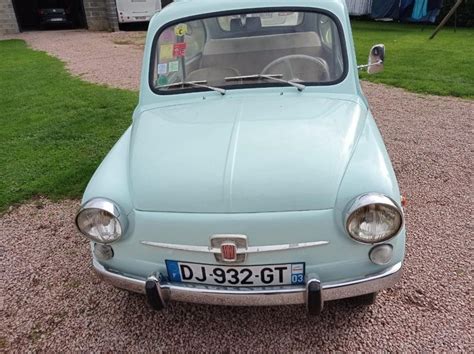 1968 Fiat 600 Green Manual, 4 speed Left Hand Drive in Droiturier ...