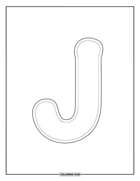 90+ Disegni della lettera J da colorare per bambini e adulti (Gratis)