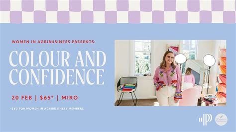 Women in Agribusiness- Colour and Confidence Evening with Abby Button ...