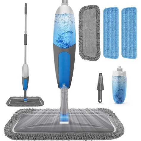 Spray Mops for Floor Cleaning - Microfiber Wet Dry Dust Mop for ...