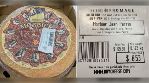 Recall issued for imported cheese sold in Vancouver