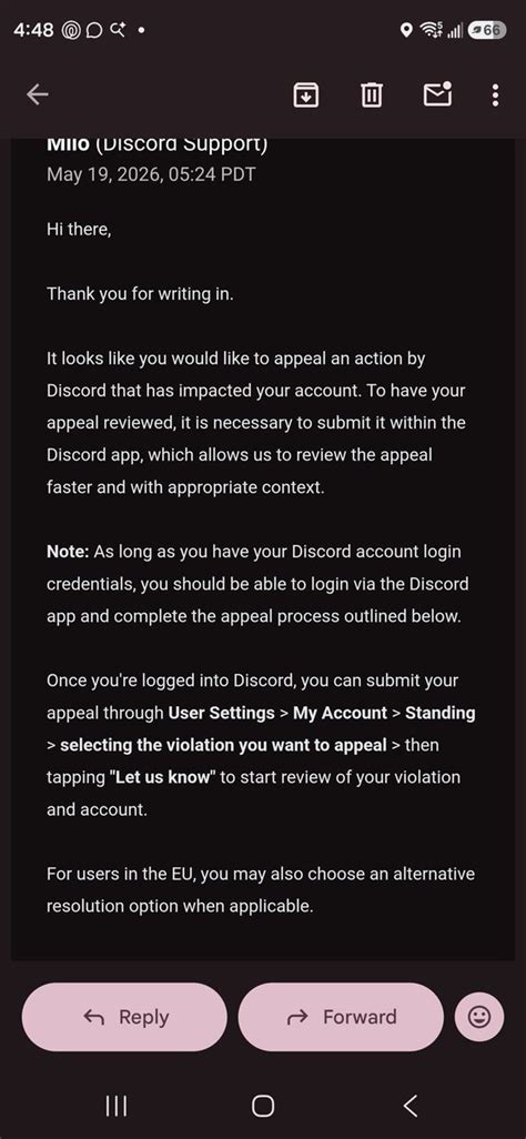 Hey @discord_support I told you all the context in this same ticket can ...