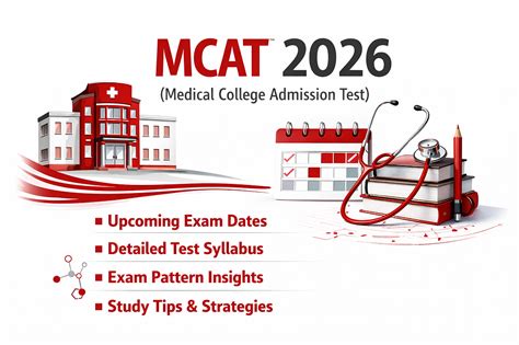 MCAT (Medical College Admission Test) 2026: Dates, Syllabus, Pattern ...