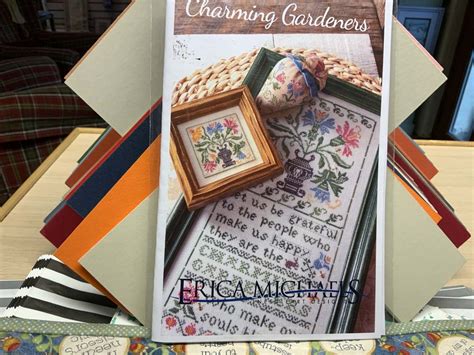 Erica Michaels “Charming Gardeners” chart - Cross Stitch & Framing Oswestry | The Nimble Thimble