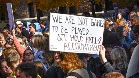 SJU students demand action after allegations of a 'sex competition'