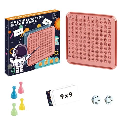 Multiplication Table Board Game - Interactive Math Learning Toy for ...