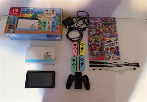 Nintendo switch lot 4 games 4 controllers and more! 45496882648| eBay