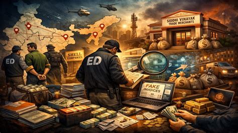 ED Raids Multiple States in Rs 658 Crore Fake GST Invoice Scam