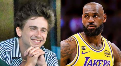 Timothee Chalamet Shoots His Shot With Bold Pitch for LeBron James to ...