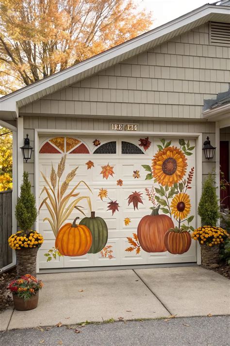 16+ Garage Door Cover Ideas: Simple Ways to Refresh Your Curb Appeal