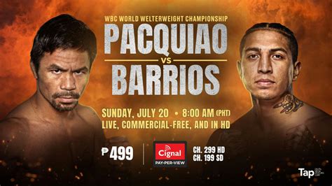 Manny Pacquiao’s comeback fight vs Sonny Barrios to be broadcasted ...