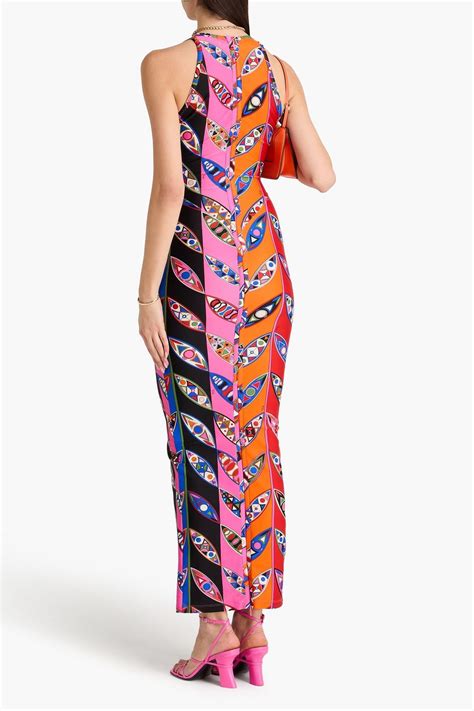 PUCCI Printed stretch-jersey maxi dress | THE OUTNET