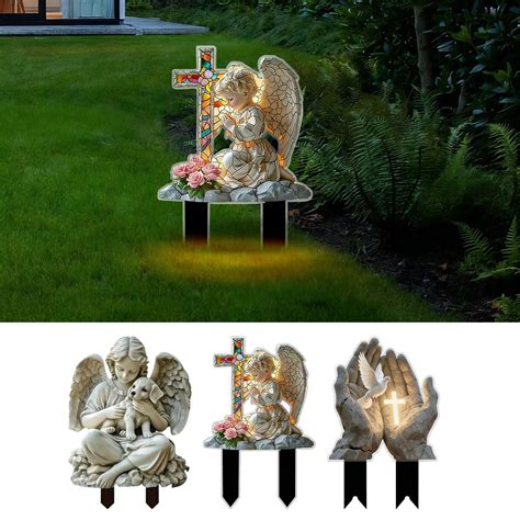 Courtyard Decoration Garden Stake, 7.87in/20cm Acrylic Waterproof ...