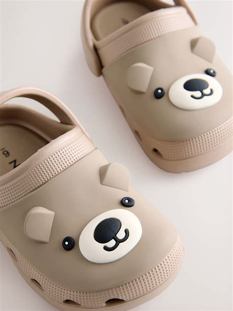Buy Brown Bear Standard Fit (F) Comfort Clogs from Next India
