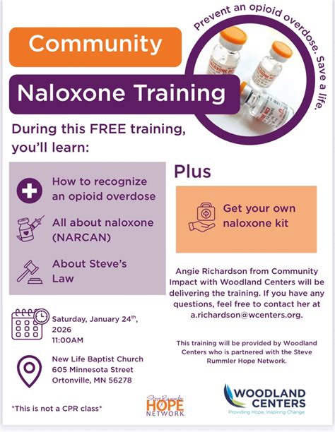 Community Narcan training, New Life Community Baptist Church ...