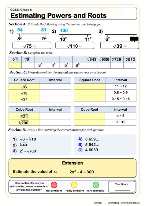 Year 8 Powers Worksheets - Honey Bee Maths Worksheets