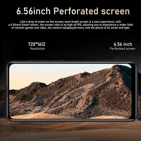 FUFFI fashionable smart phone, global 4G network, 6.56-inch high-definition screen, quad-core ...