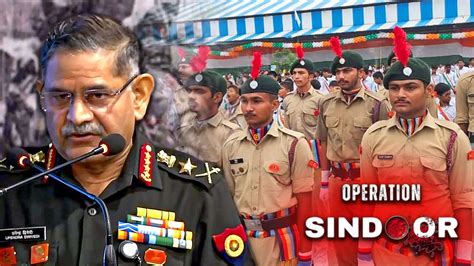 Operation Sindoor showed power of Indian youth, says Army Chief Upendra ...