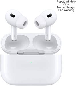 snhub airprods pro gen 2 with ios popup name change enc gps Bluetooth ...