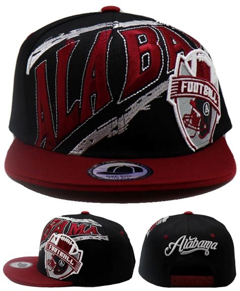 Alabama New Leader Tornado Crimson Tide Colors Black Red Era Snapback ...