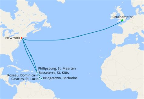 Transatlantic Crossing & Caribbean Celebration from Southampton with ...