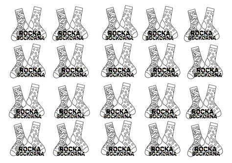 Rocka Sockorna Temporary Tattoos for World Down Syndrome Day