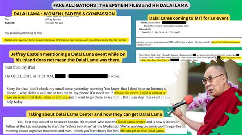 Tibet Rights Collective - The Dalai Lama in the Epstein Files: Over 150 ...