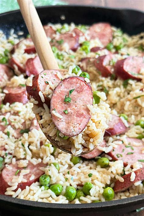 Kielbasa and Rice Skillet