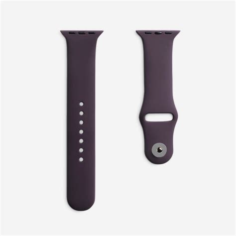Classic Silicone Apple Watch Band - Dark Cherry - The Salty Fox