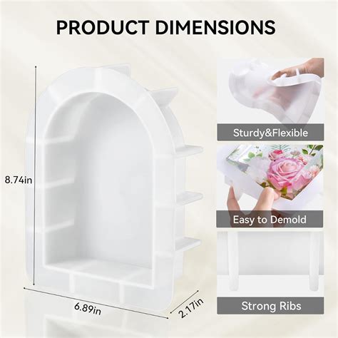 Deep Oval Shaped Resin Mold for Floral Keepsakes Wedding Bouquet ...