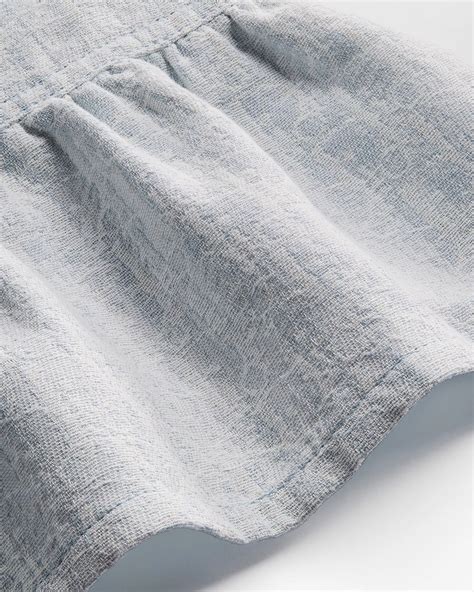 Kids' A-Line Dress Light Blue Dior Oblique Jacquard | DIOR IN