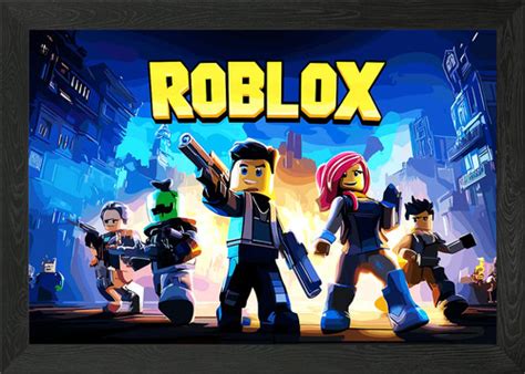 Roblox Action Team Framed Wall Art Poster Canvas Print Picture | eBay UK