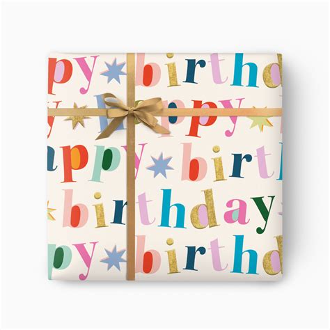 Bold Birthday Wrapping Paper - Whistlefish