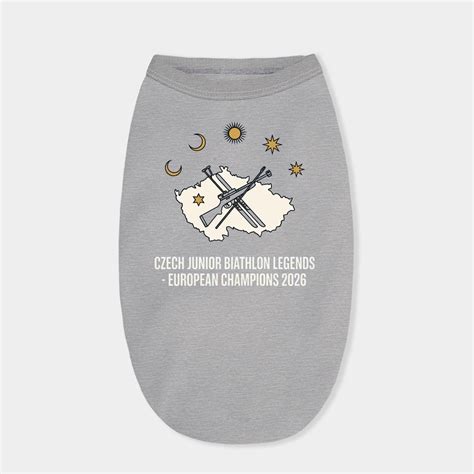 Czech Junior Biathlon Legends 2026 - Czech Junior Biathlon - Dog Shirt ...